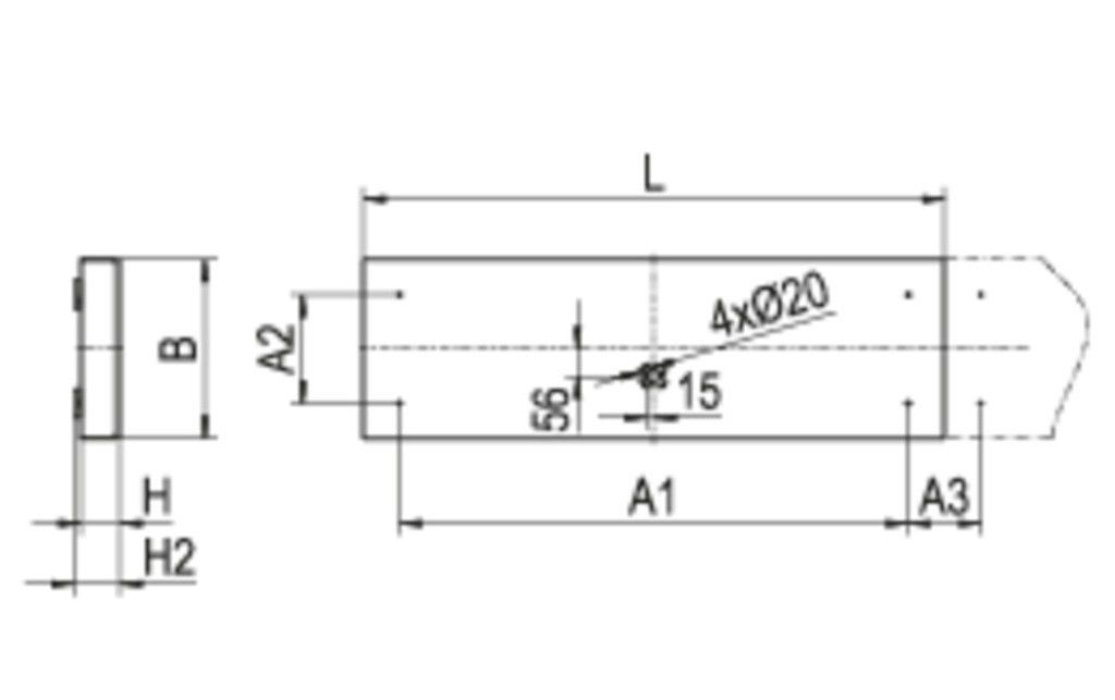LED-Anbauleuchte IHLS-L380/1860-840SM
