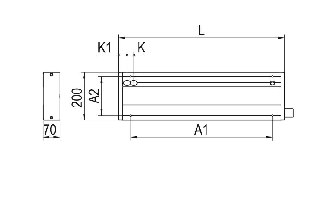 LED-Anbauleuchte M200-A160 #0637771