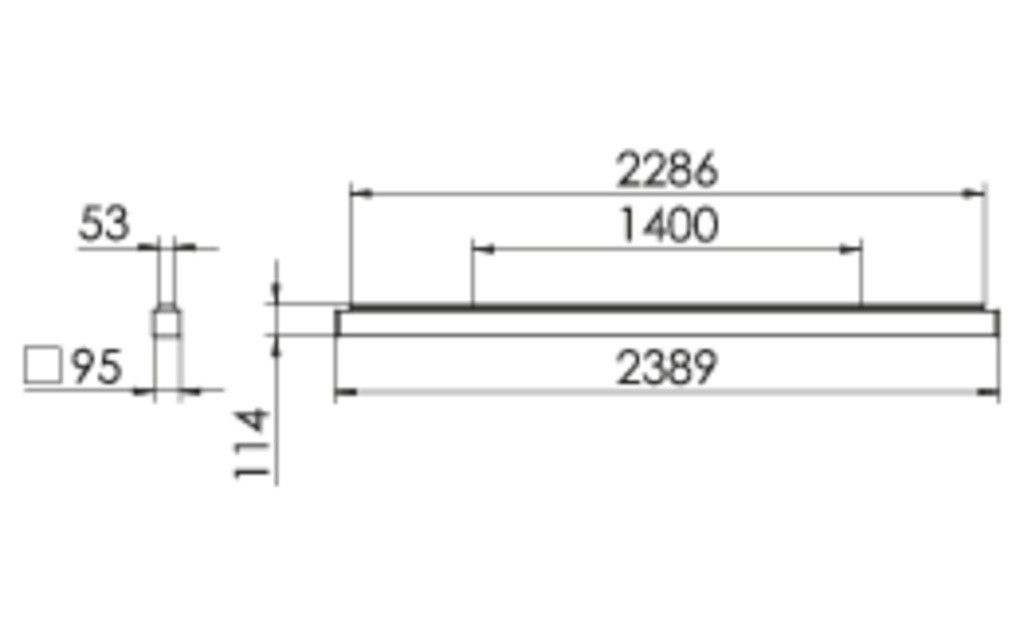 LED-Anbauleuchte PURELI #SPG0630282SI