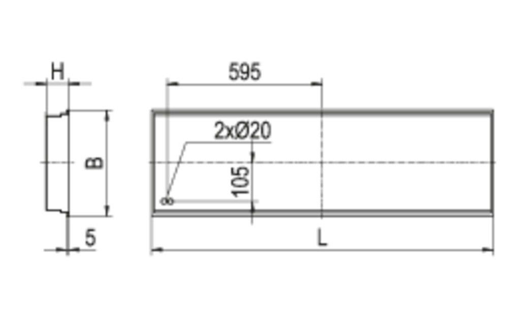 LED-Einbauleuchte EBRE-LED236 #0822852
