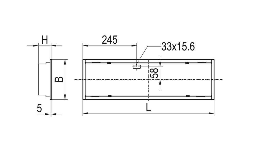LED-Einbauleuchte EL-ES1497RF #0828133