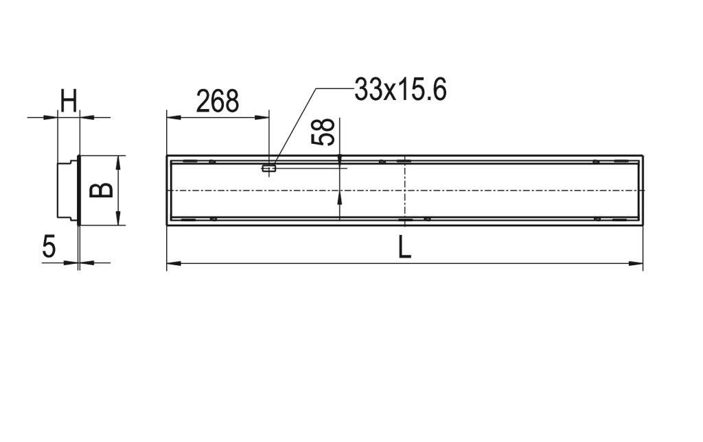 LED-Einbauleuchte EL-ES1547ND #0828087