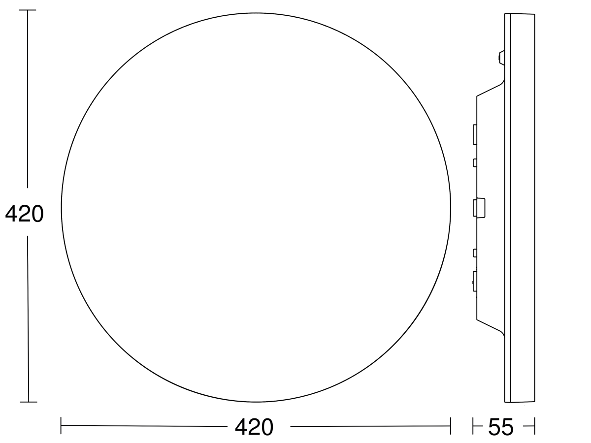 Sensor-LED-Innenleuchte R30 basic SC 4000K