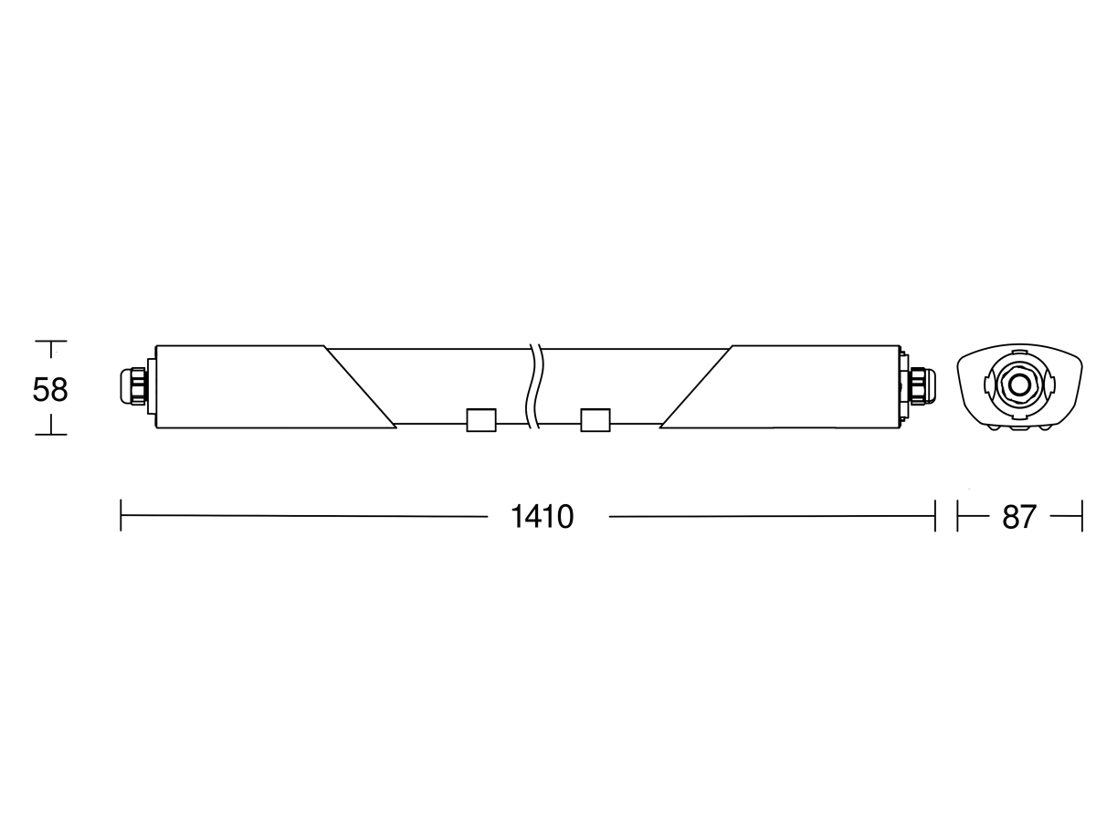 Sensor-LED-Innenleuchte RS PRO 5100 SC 5C