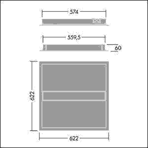 LED-Einbauleuchte M625 IQ BEAM #96635090