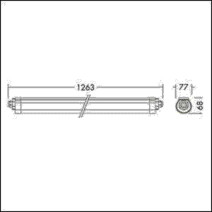 LED-Feuchtraumleuchte LUCY 1200 #96630332