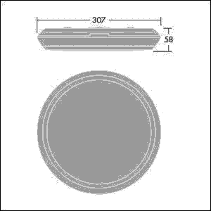 LED-Wandleuchte KATRD2400-840HFIE3