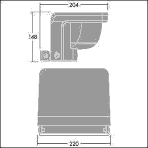 LED-Wandstrahler RAA L 1L50 #96632098