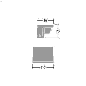 LED-Wandstrahler RAA S 1L35 #96632094