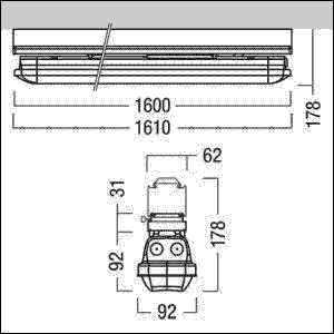 LED-Feuchtraumleuchte AMP L 8000 #42948302