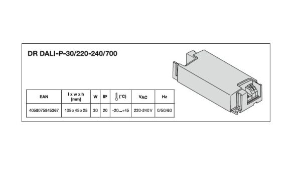 LED-Downlight DLSLIM.DAD100V9.5WMS