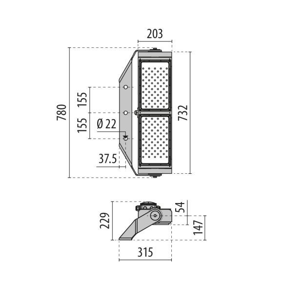LED-Flutlichtleuchte 3116856 LED-Flutlichtleuchte 3116856