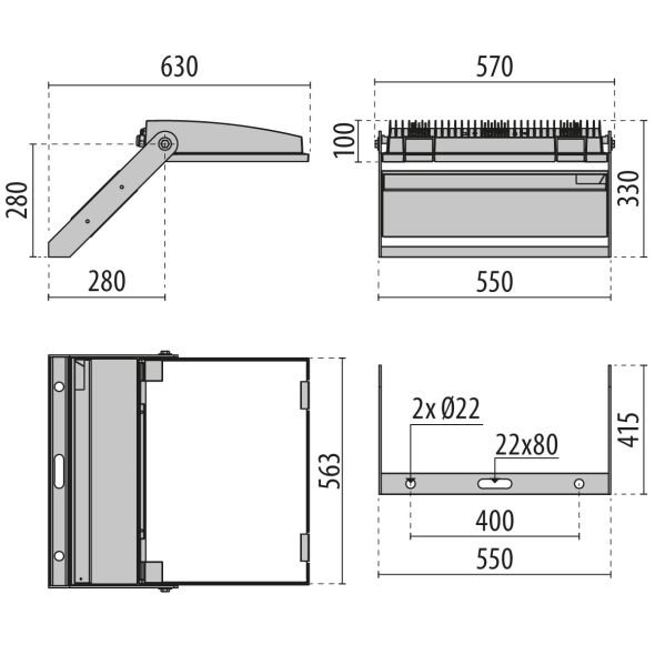 LED-Scheinwerfer 3117458 LED-Scheinwerfer 3117458