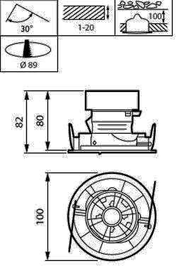 LED-Strahler RS321B 7S/ #59073100
