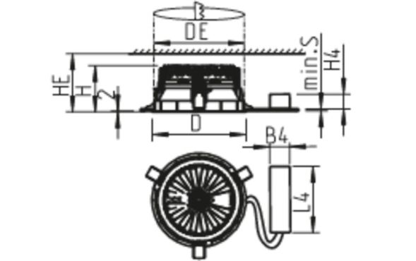 LED-Downlight ALBA R200E #0332151