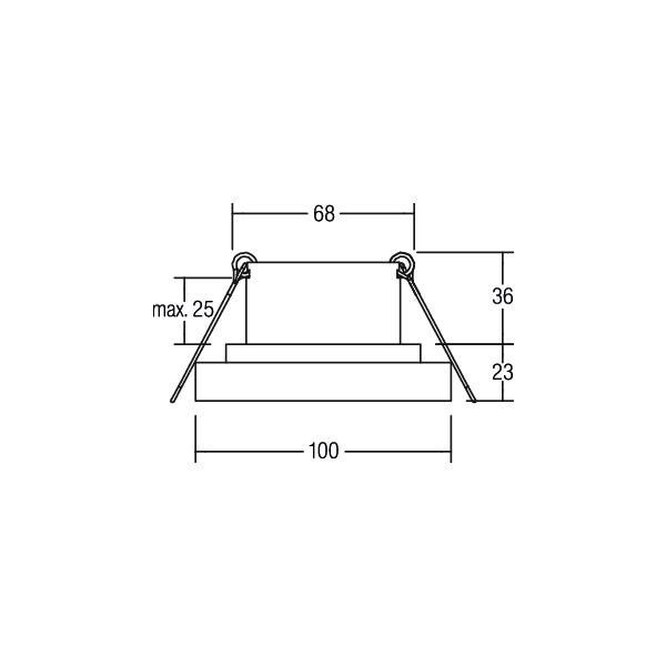 LED-Einbaudownlight 12226183