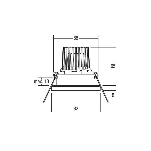 LED-Einbaudownlight 230 V 39149023