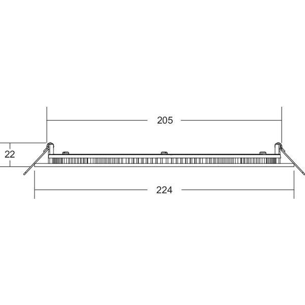 LED-Einbaupanel 350 mA 12453173