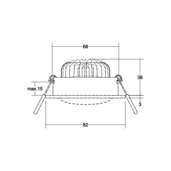 LED-Einbaustrahler 230V 41479183