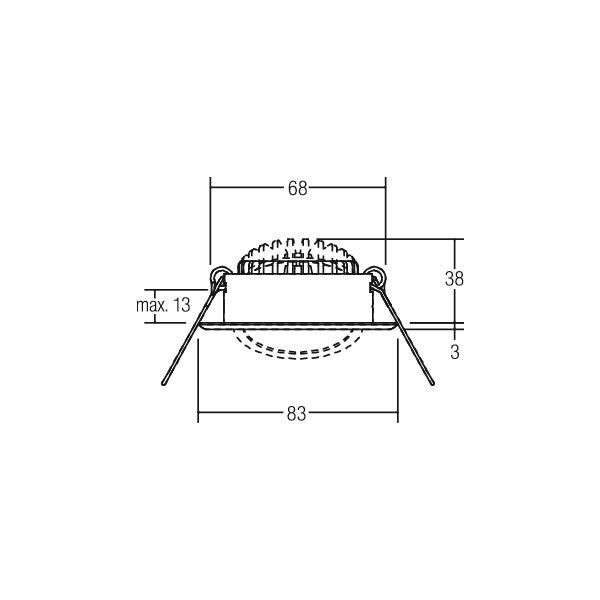 LED-Einbaustrahler 38369073