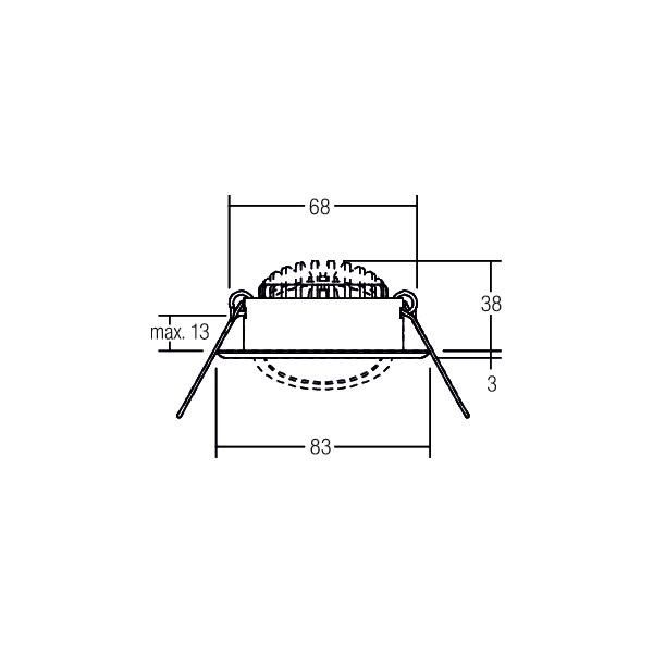 LED-Einbaustrahler 40369073