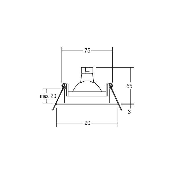 NV-Einbauleuchte IP65 20368680