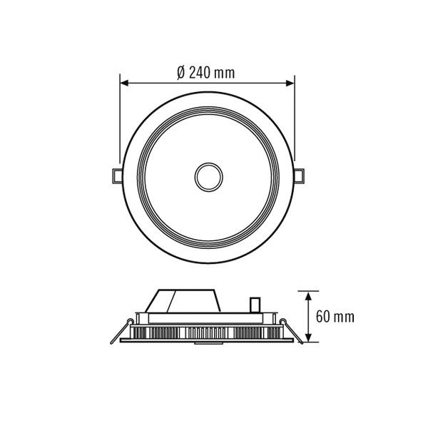 LED-Downlight ELSA-2DL#EO10299698