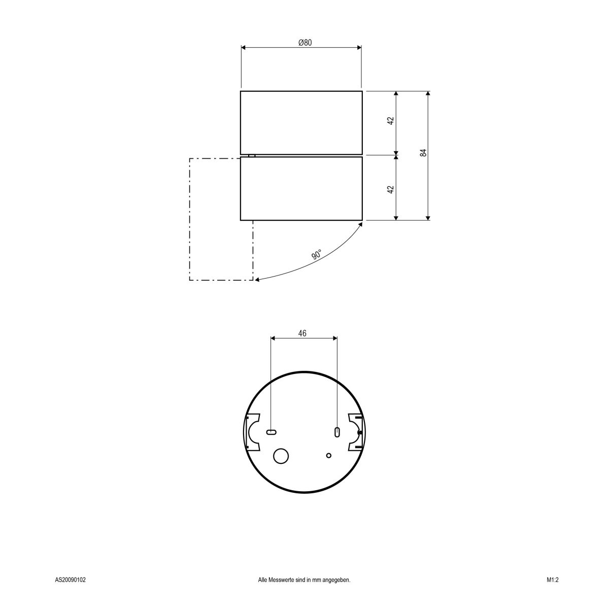 LED-Deckenanbau-Spot AS20090102