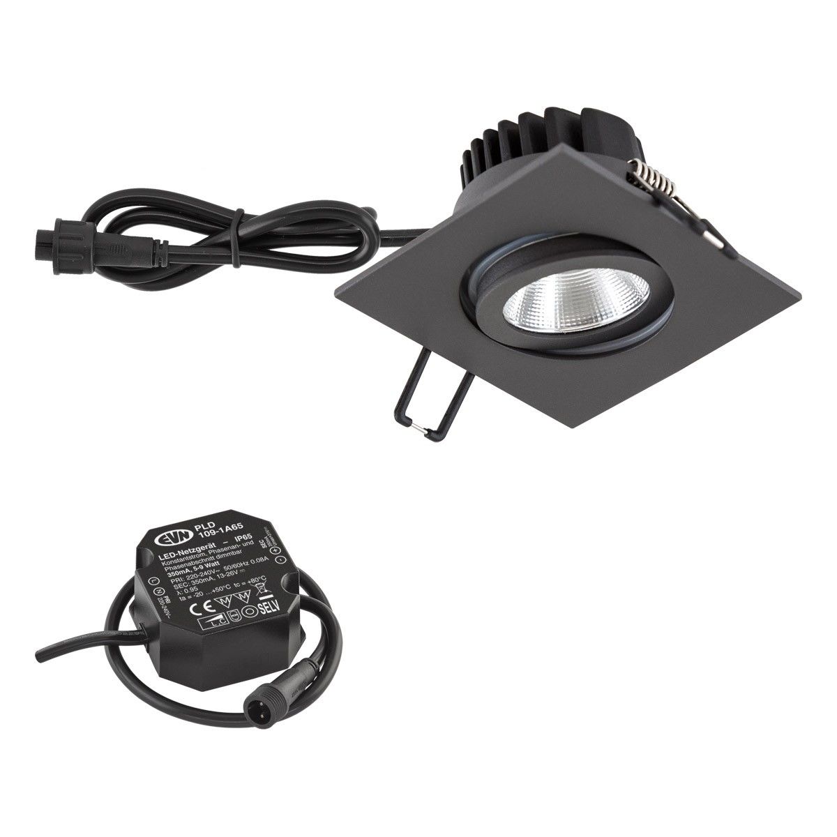 LED-Deckeneinbauleuchte PC654N91602