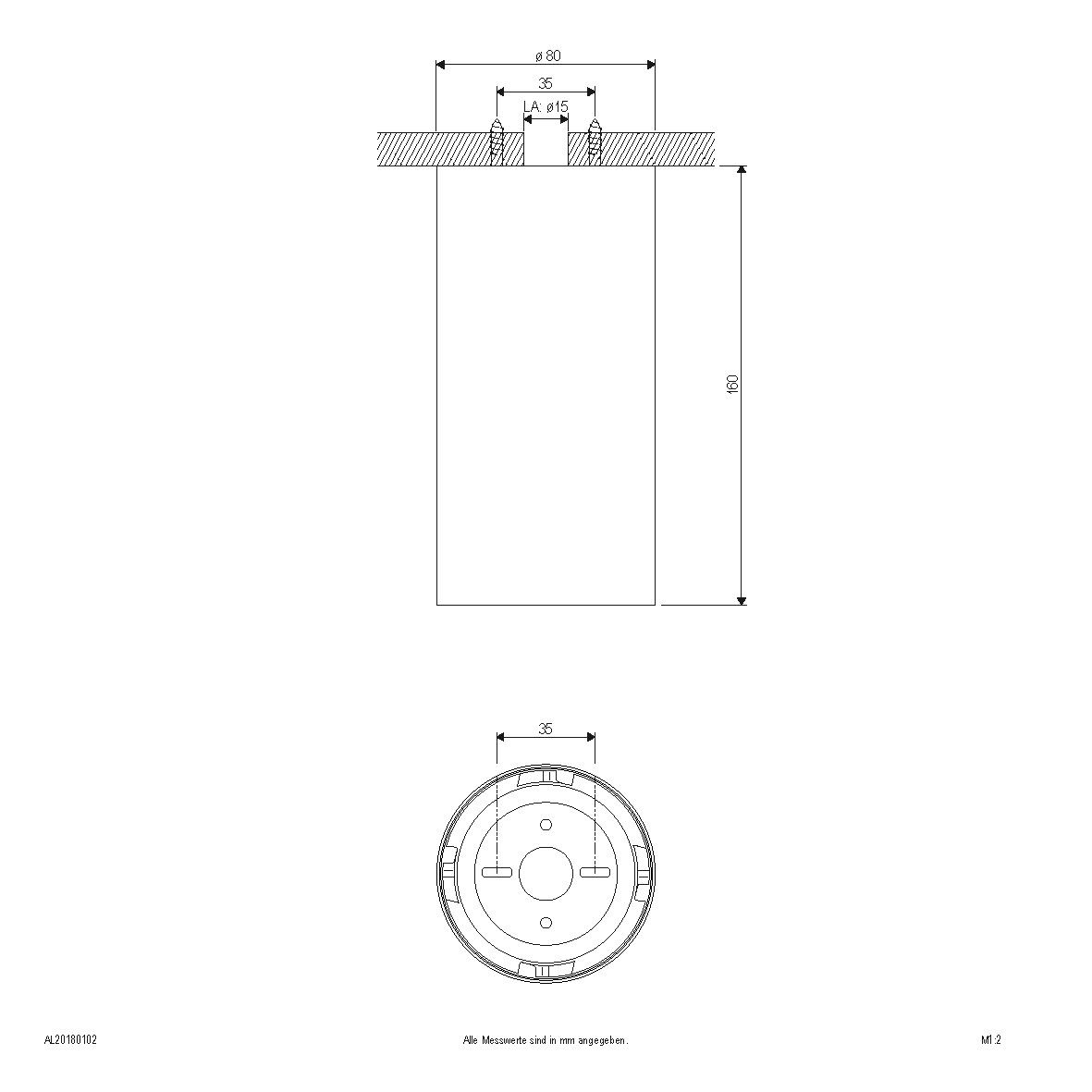 LED-Deckenleuchte AL20180102