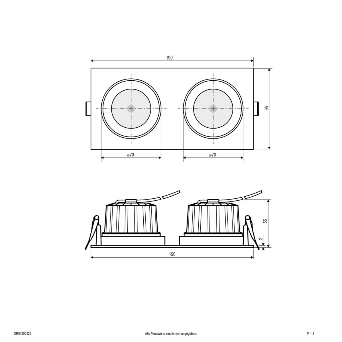 LED-Deckenleuchte DR54200125