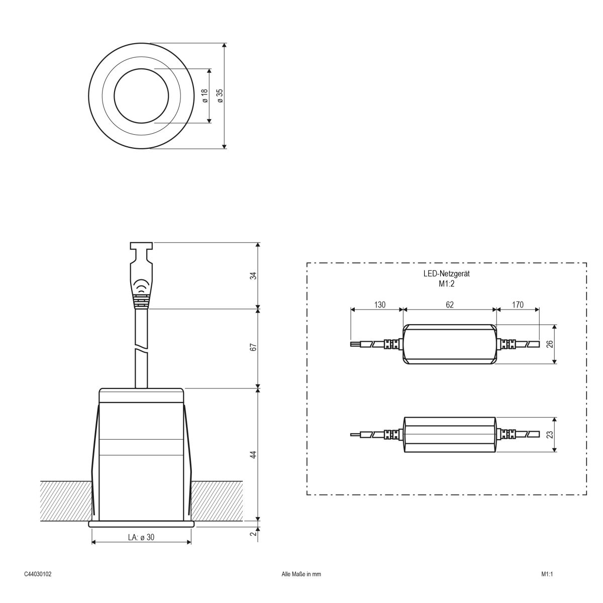 LED-Downlight C44030102
