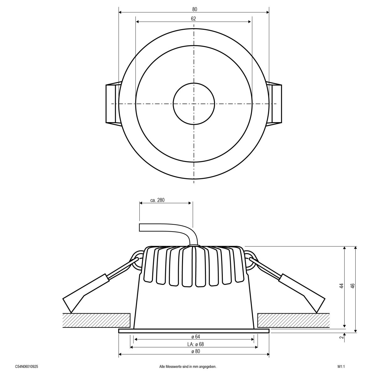 LED-Downlight C54N06010925