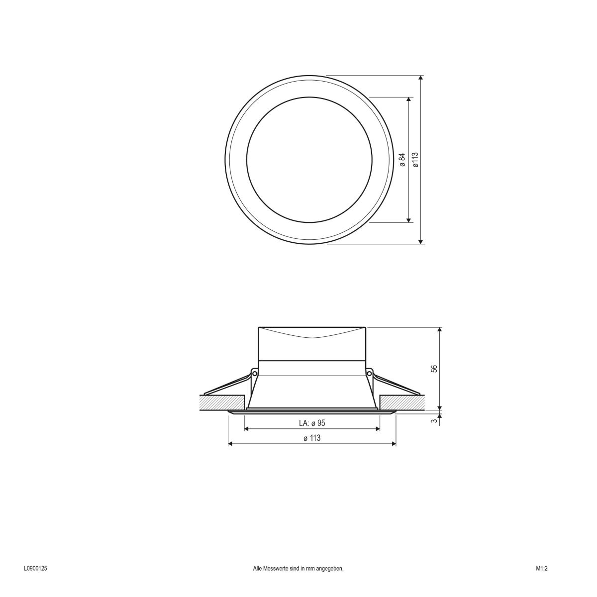 LED-Einbauleuchte L0900125