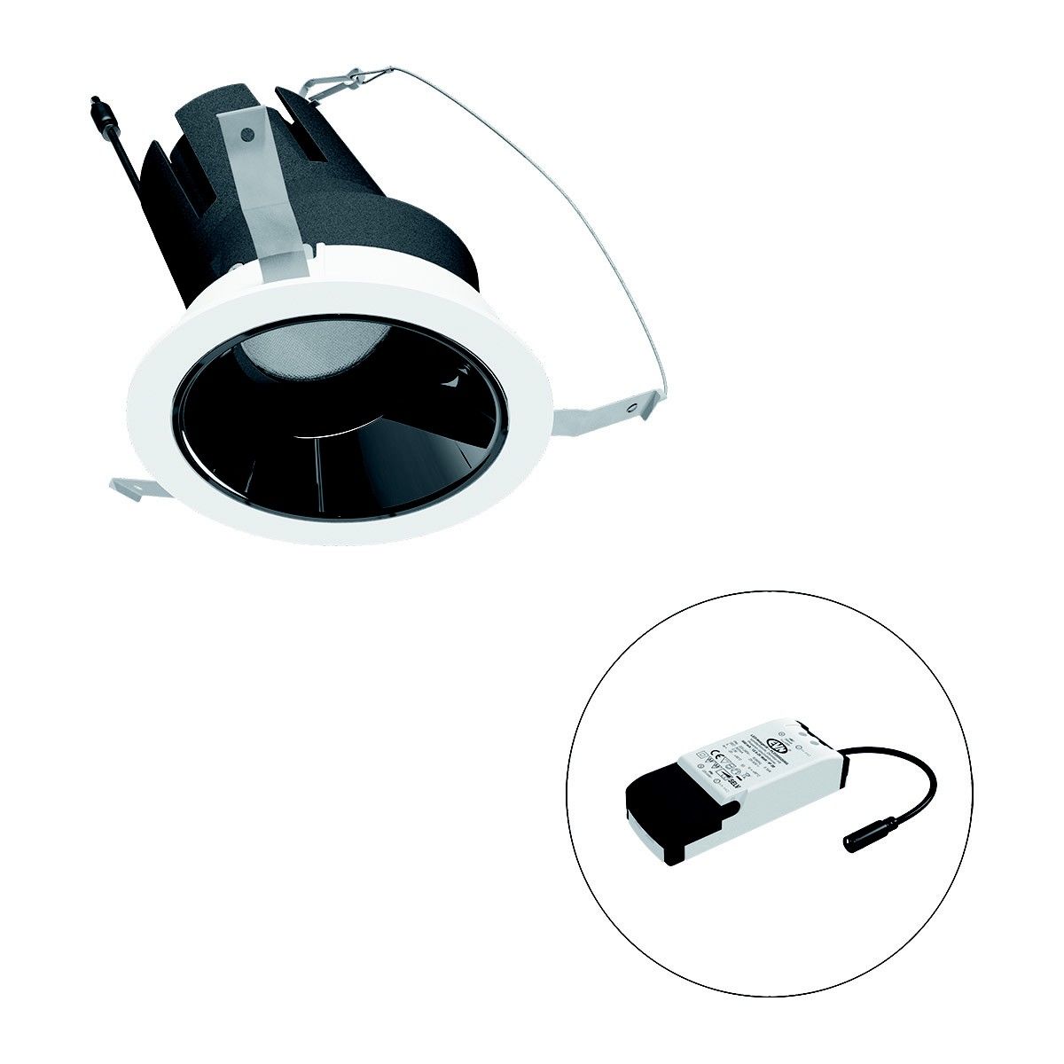 LED-Einbauleuchte modular F01R09AM1830L24P