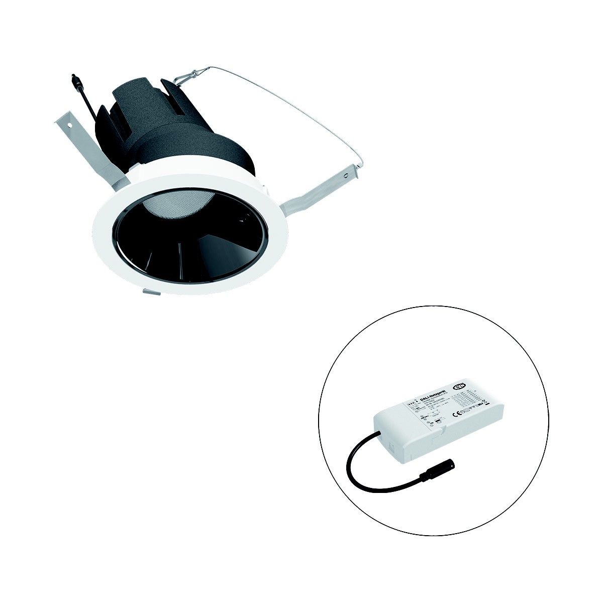 LED-Einbauleuchte modular F01R09AM2530L55D