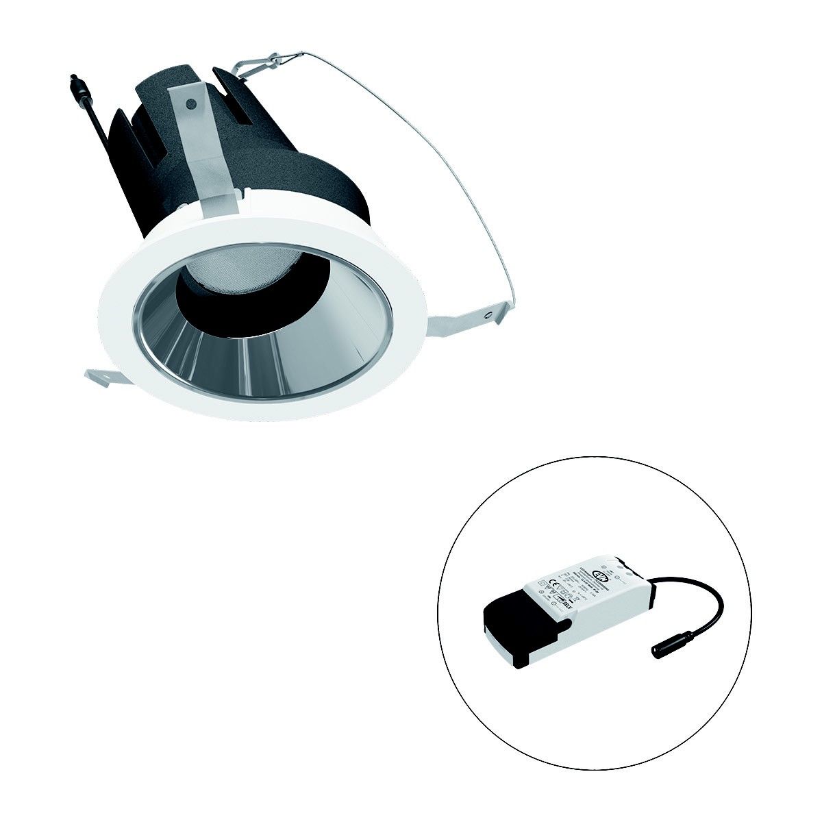 LED-Einbauleuchte modular F01R11AM1840L38P