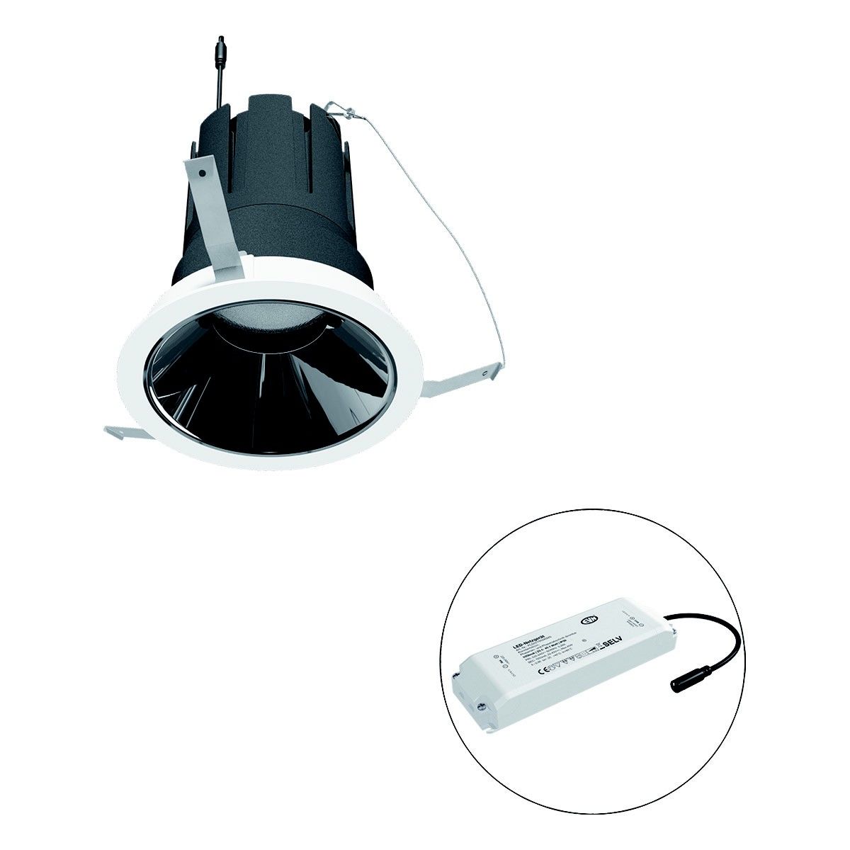 LED-Einbauleuchte modular F01R11SM3830L24P