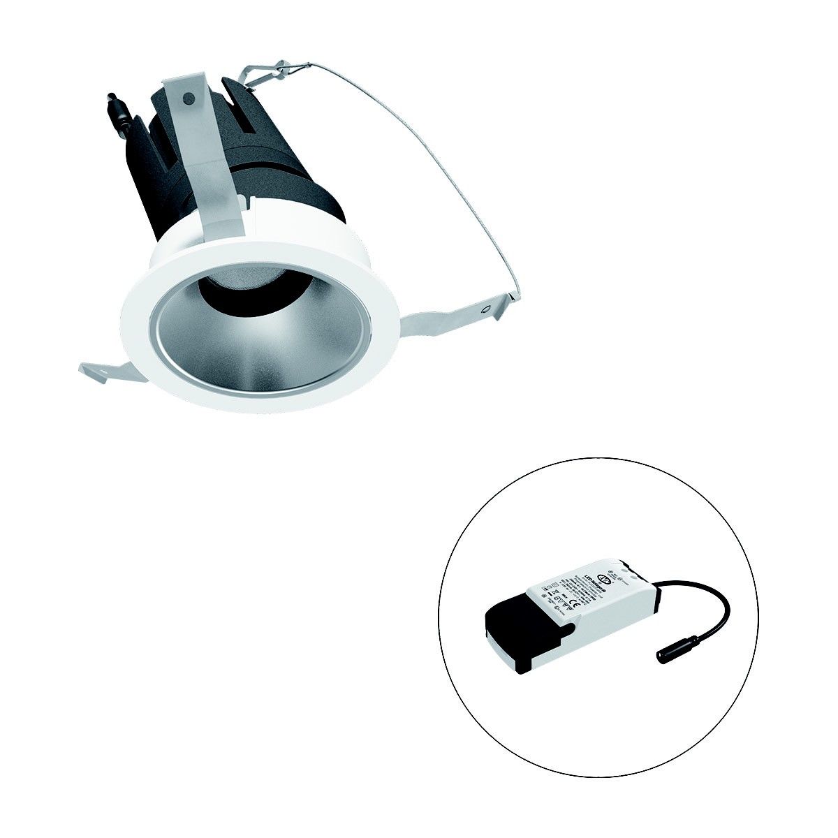 LED-Einbauleuchte modular F01R14AM1327L38P