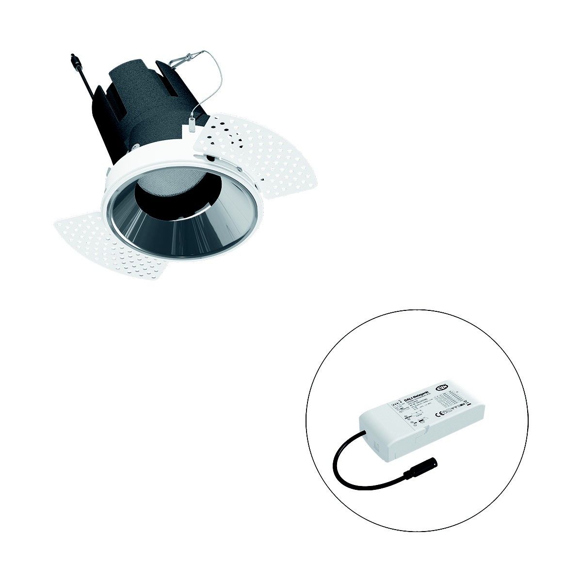 LED-Einbauleuchte modular F02R11AM2530L15D