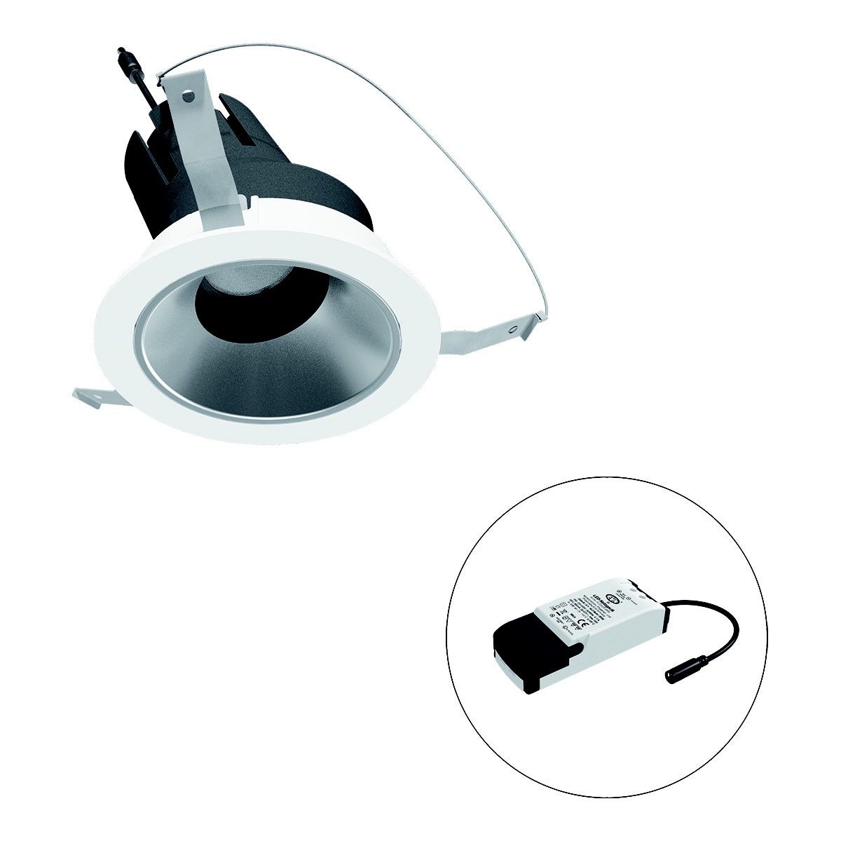 LED-Einbauleuchte modular F02R14AM1327L38P