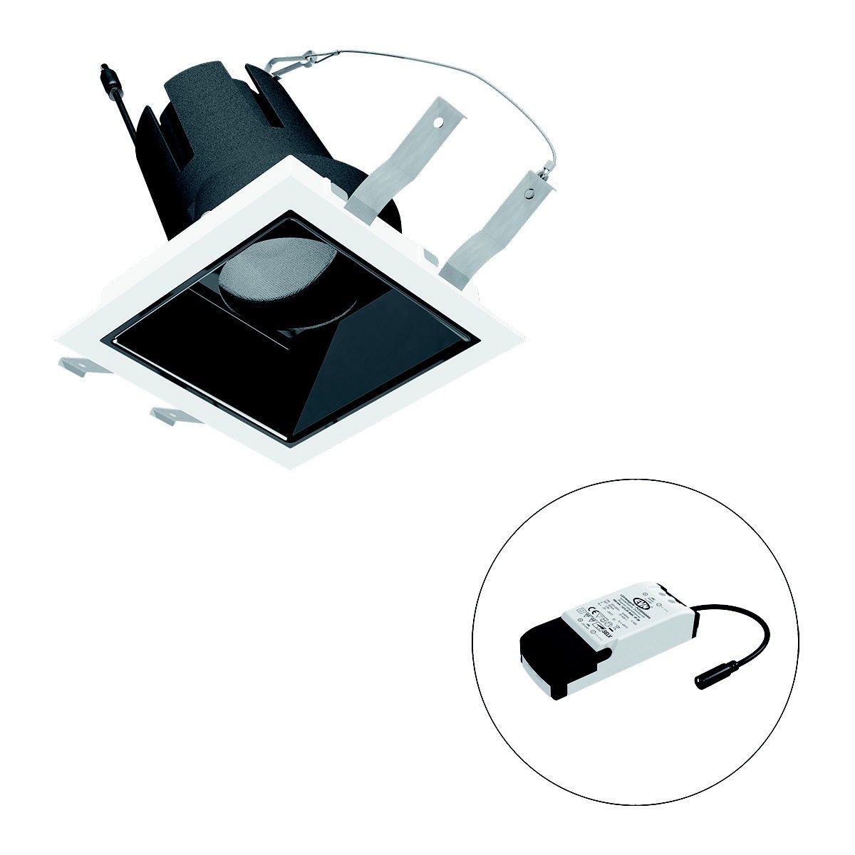 LED-Einbauleuchte modular F03R09SM1830L24P