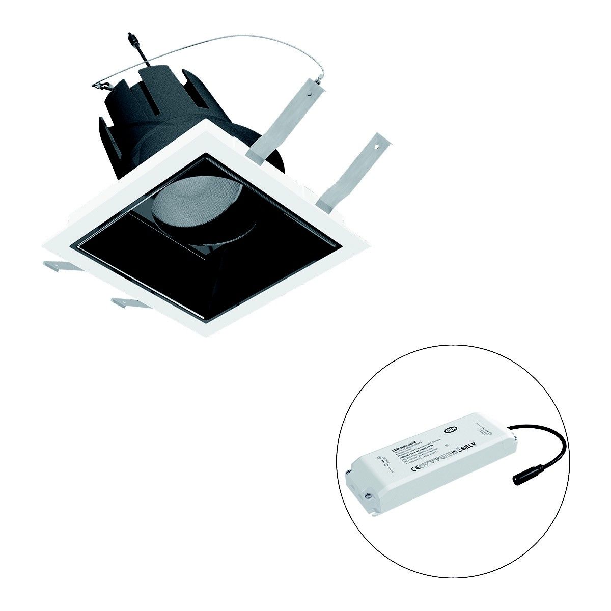 LED-Einbauleuchte modular F03R09SM3830L24P