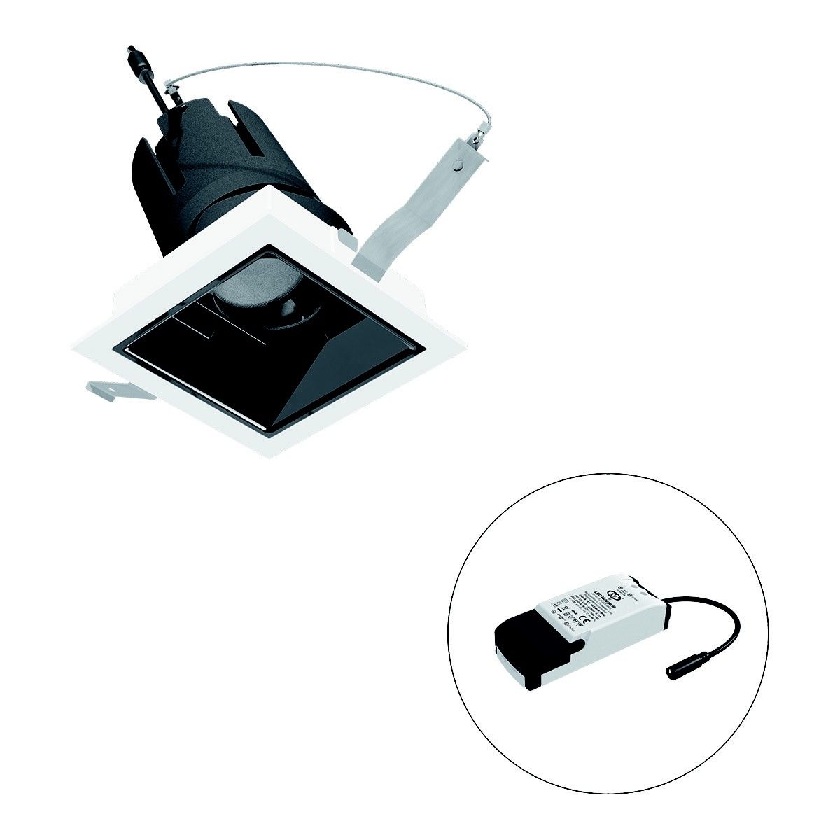 LED-Einbauleuchte modular F04R09SM1327L55P