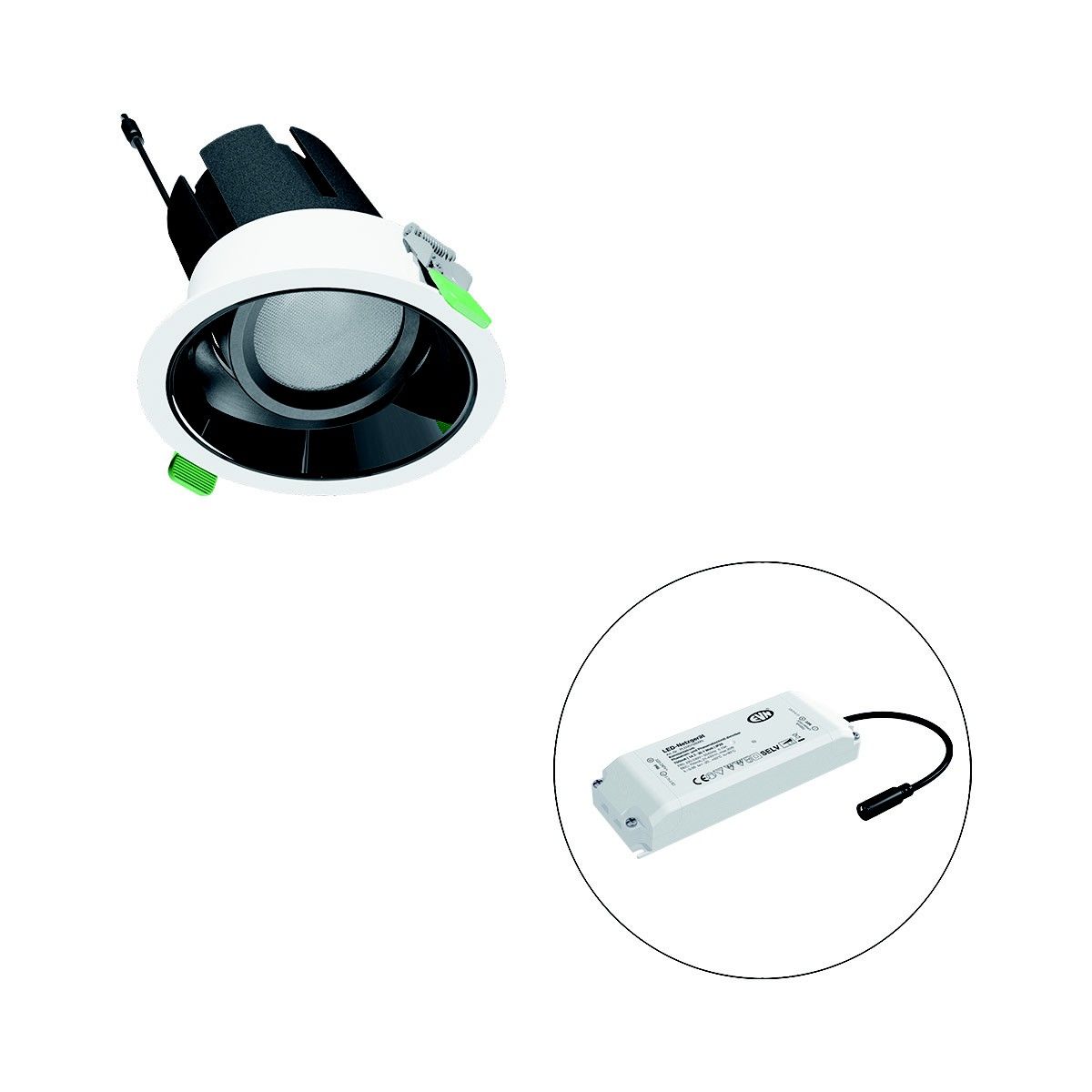 LED-Einbauleuchte modular F04R09SM2530L38P