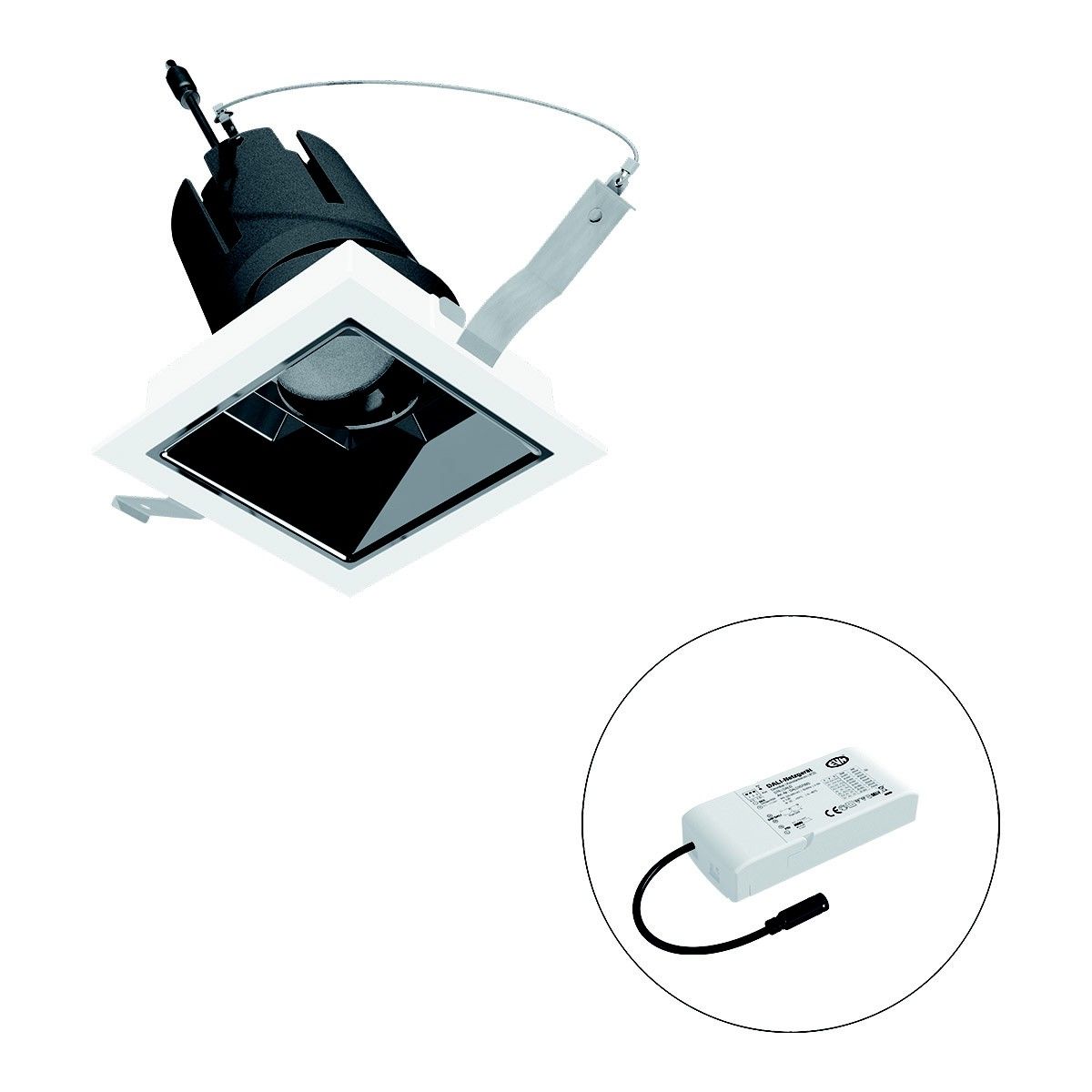 LED-Einbauleuchte modular F04R11SM1330L55D