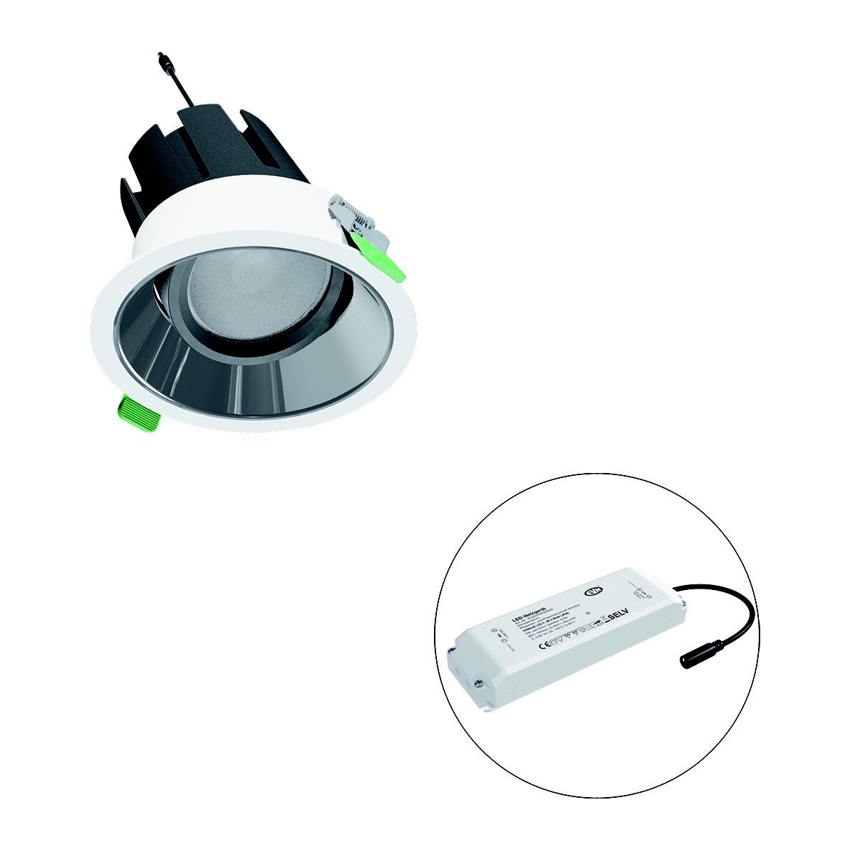 LED-Einbauleuchte modular F04R11SM3840L24P