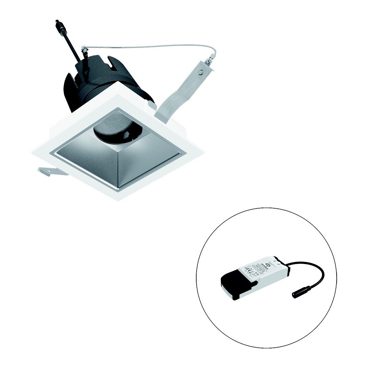 LED-Einbauleuchte modular F04R14SM0640L24P