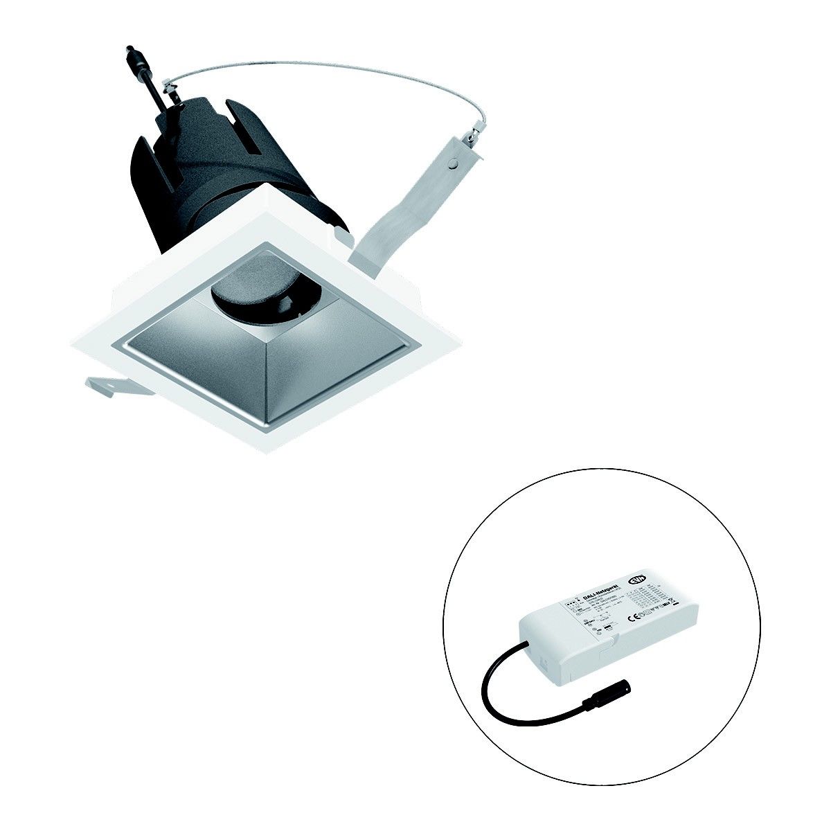 LED-Einbauleuchte modular F04R14SM1340L38D