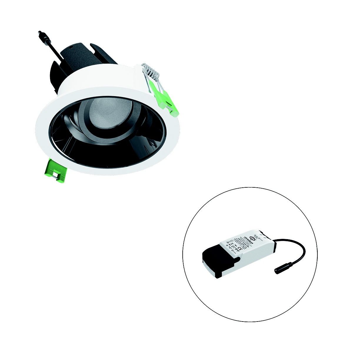 LED-Einbauleuchte modular F05R09SM1327L24P